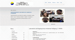 Desktop Screenshot of biogeoquimica.unir.br