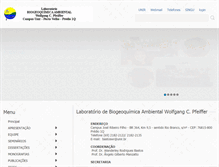 Tablet Screenshot of biogeoquimica.unir.br