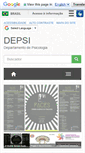 Mobile Screenshot of depsi.unir.br