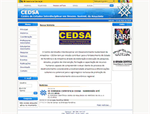 Tablet Screenshot of cedsa.unir.br