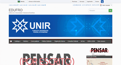 Desktop Screenshot of edufro.unir.br