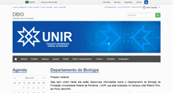 Desktop Screenshot of dbio.unir.br
