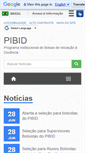 Mobile Screenshot of pibid.unir.br