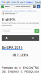 Mobile Screenshot of enepa.unir.br