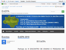 Tablet Screenshot of enepa.unir.br